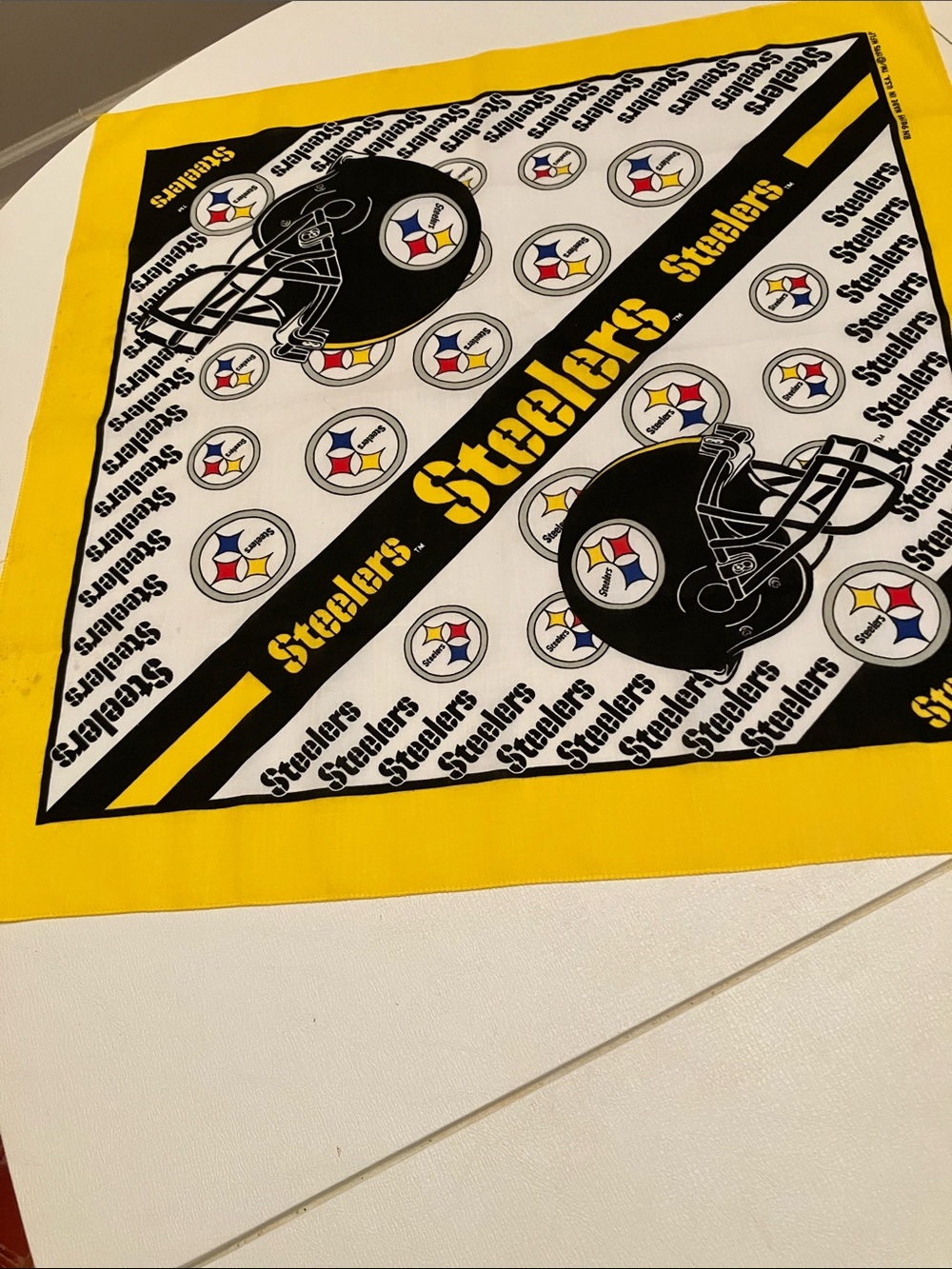 Pittsburgh Steelers Flag and Bandana - Black & Gold (2 pieces)